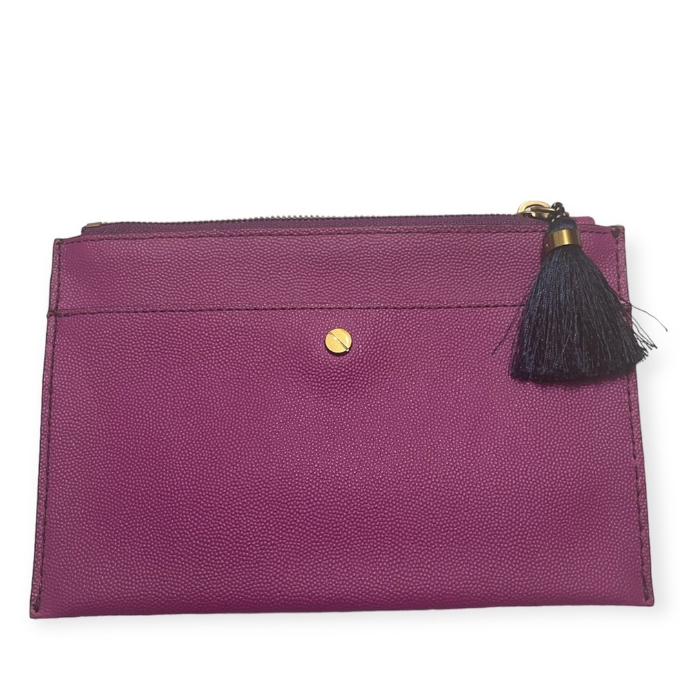 Small Purple clutch with tassel